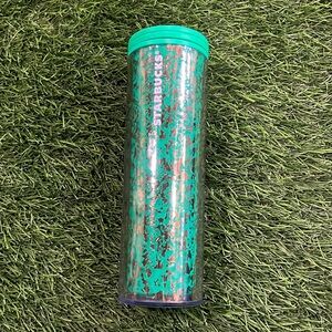 Starbucks Green and Gold Foil Tumbler - 16oz